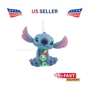 Hallmark Disney Lilo & Stitch Stitch With Scrump Christmas Ornament